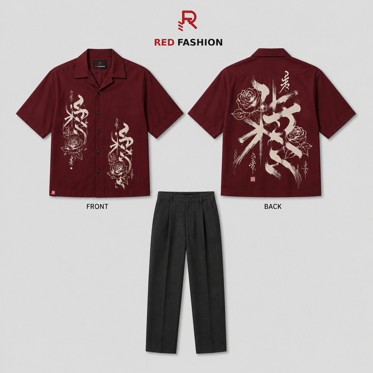Red Fashion royal prestige native look